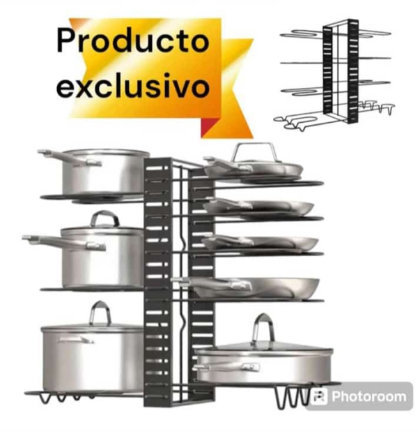 Organizador De Ollas 8 Niveles